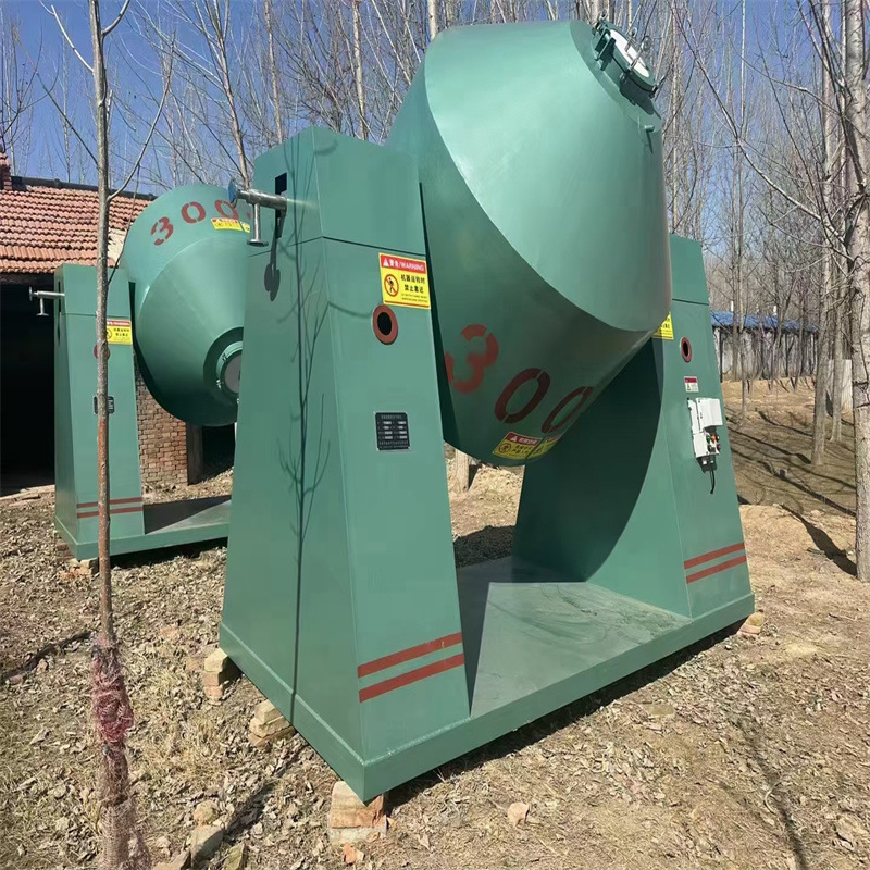 出售二手筒锥形螺带干燥机混合机 双锥形回转真空干燥设备 回收