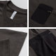 270G Heavy Mountain Outdoor Functional Camping Pocket Stitching Tooling Short-sleeved T-shirts for Men and Women Loose Cotton TEE Tide