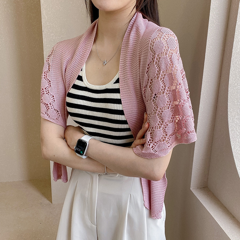 Nido de nido de abeja pequeño chal fuera de estilo de celebridad Red de apoyo cervical de punto sala con aire acondicionado tejido pequeño chal bufanda fuera