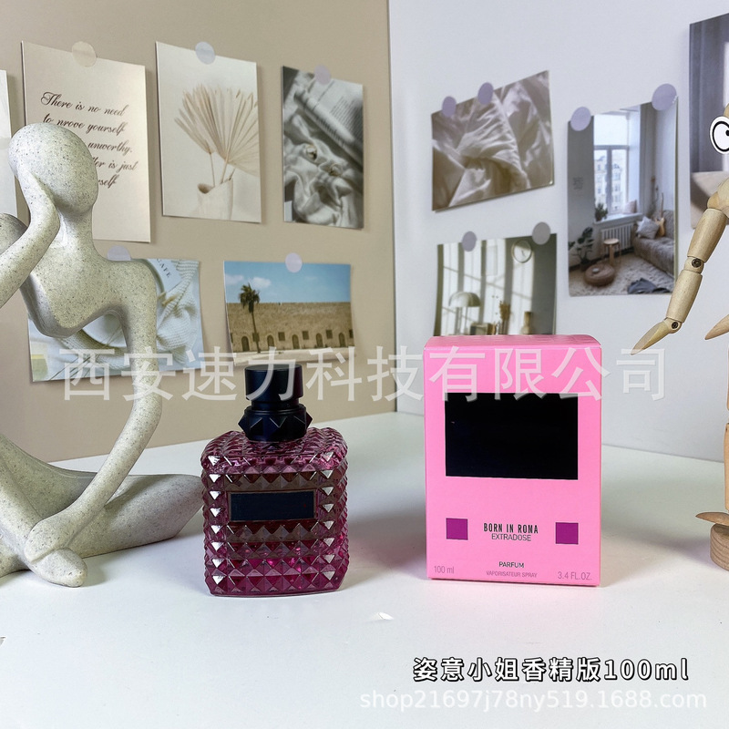 外国貿易香水卸売ヴァレンティノパンクサンセットスイートハートレッドスカート反乱彫刻女性の香水強い香りが長持ち|undefined