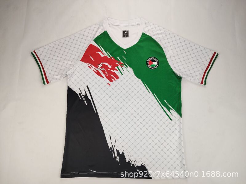 2526 サッカーユニフォーム パレスチナ ホーム＆アウェイ 新旧スペシャルエディション 記念版 レトロ 2425 スリーゲスト クロスボーダー|undefined