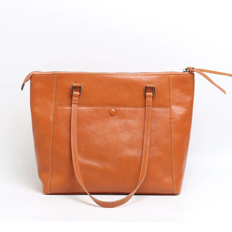 Leather classic fashionable handheld purse, bag, genuine leather