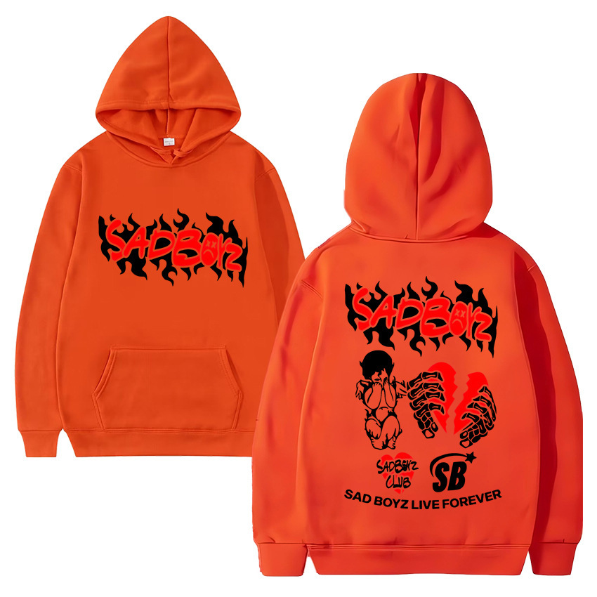 Junior H Sad Boyz music Hoodie New Men Women vintage Fleece