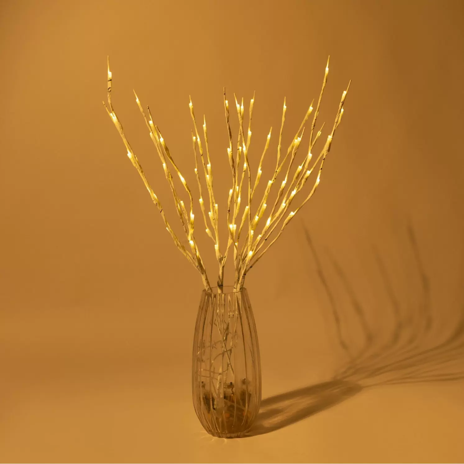 仿真白桦树.树枝灯串LED彩灯北欧房间装饰女生卧室布置创意网红星