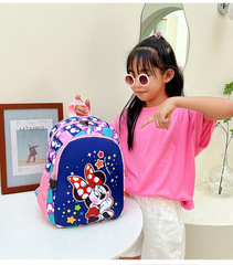Summer New Children's Dual Shoulder Bag for Both Boys and Girls, Lightweight Cartoon-style Foreign Trade Kindergarten Schoolbag