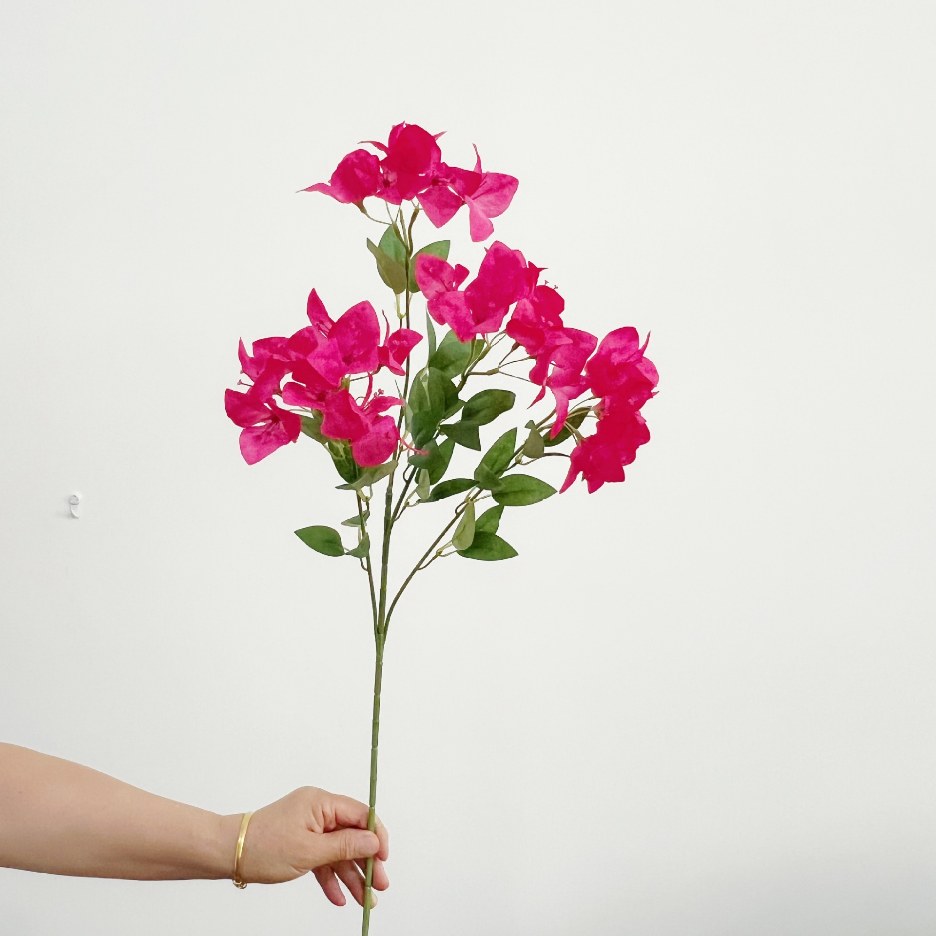 Hanyang triángulo flor de boda diseño de simulación de flores de ciruela 4 tiendas decoración del hogar flor de simulación de ciruela triángulo mayorista