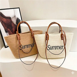 收纳篮/筐;植物工艺品;女士单肩包