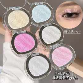 LUCKGO光感高光粉细腻细闪脸部提亮立体自然修容学生平价跨境彩妆