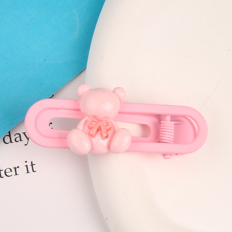 Primavera nueva historieta Sanrio oval metal horquilla linda chica dulce lado Bangs hairpin tocado