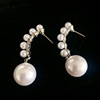 Retro fashionable earrings from pearl, 2022 collection, western style