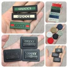 潮牌字母PVC滴塑缝标立体橡胶商标衣服鞋帽车标软胶补丁贴辅料