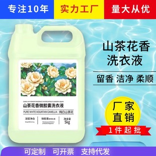 5kg Packs of Camellia Laundry Detergent with Long-Lasting Fragrance, Bulk Quantity for Home Use, Suitable for Street Vendors and Gifts