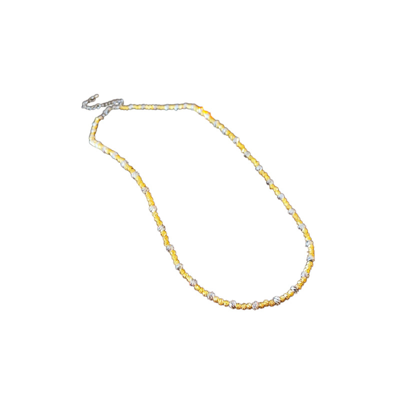 Collar de oro real de 18 quilates, diseño de moda, collar de clavícula, nicho, lujo ligero, conjunto de lujo de alta calidad para mujeres
