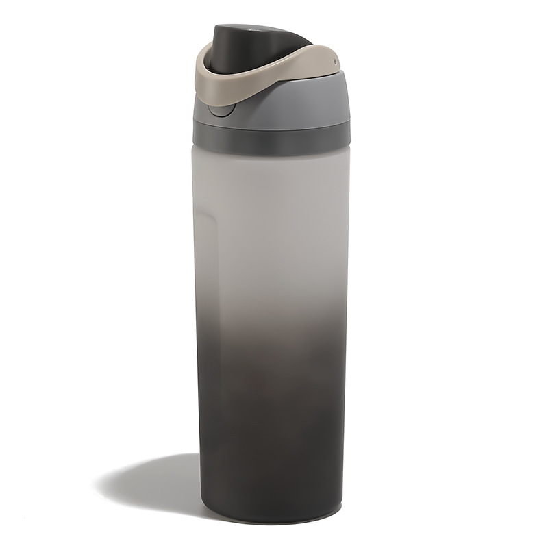 Taza de agua deportiva de bebida directa simple de gran capacidad puede imprimir LOGO personalizado colorido moda portátil taza de agua deportiva de fitness