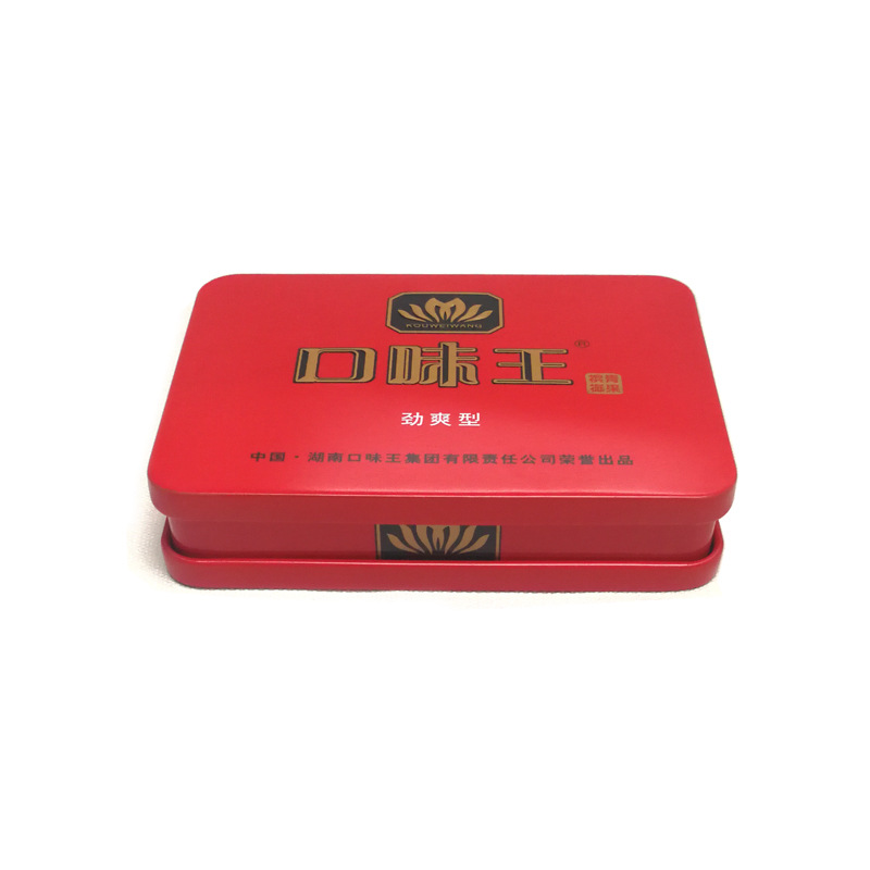 湖南劲爽型口嚼槟榔包装金属盒 创盖底同模翻盖食品包装铁盒