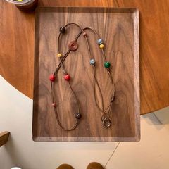 紐扣斜挎 原創木質紐扣復古設計感手工串珠高顏值手機鏈斜挎鏈