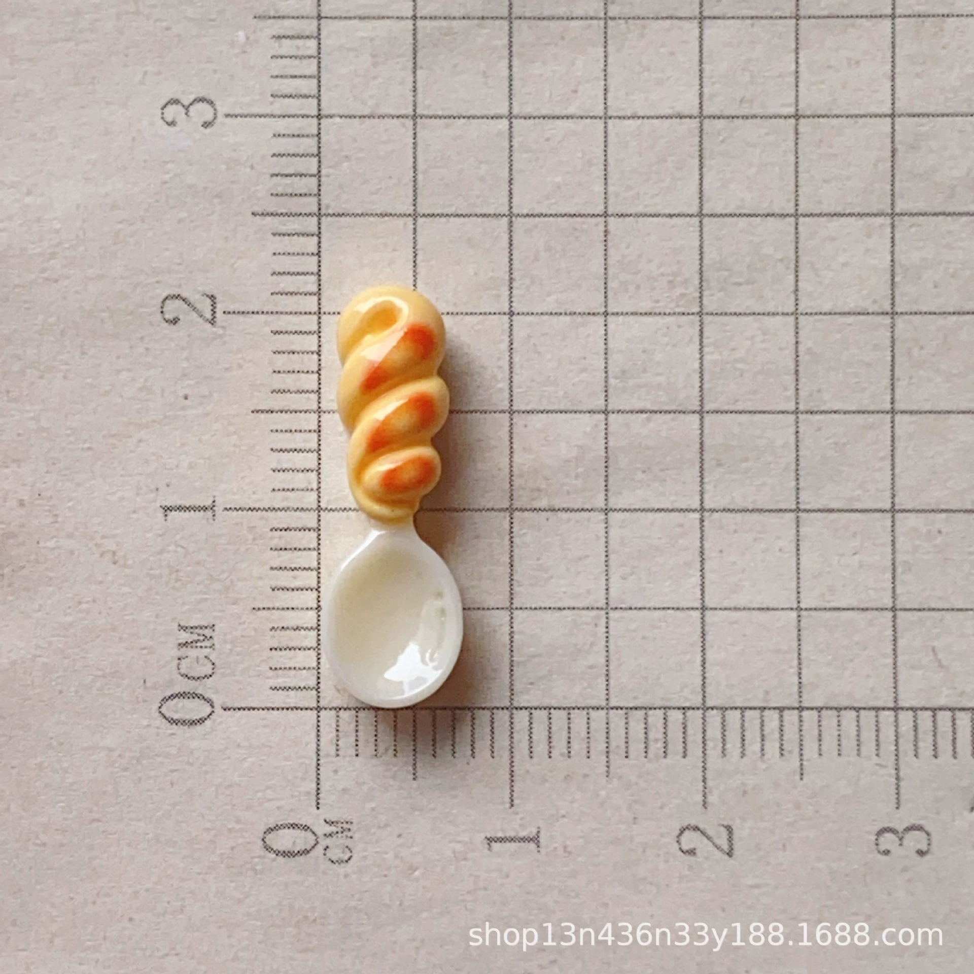 Mini Bread Tableware Charms, Cute Fork Spoon Chopstick DIY Phone Case Accessories, Random Style