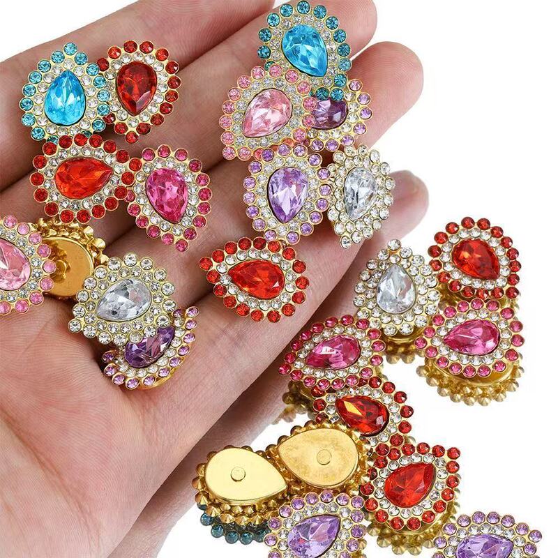 16X20Mm Mixed Color Double Layer Sunflower Heart Diamond Horse Eye Diamond Snowflake Water Drop Diamond Flats Bottom Diamond Handmade DIY Accessories 16X20Mm Mixed Color Double Layer Sunflower Heart Diamond Horse Eye Diamond Snowflake Water Drop Diamond Flats Bottom Diamond Handmade DIY Accessories
