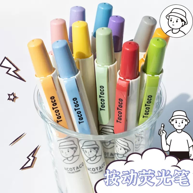 TacoTacoは蛍光ペンを押して目を保護します。|undefined