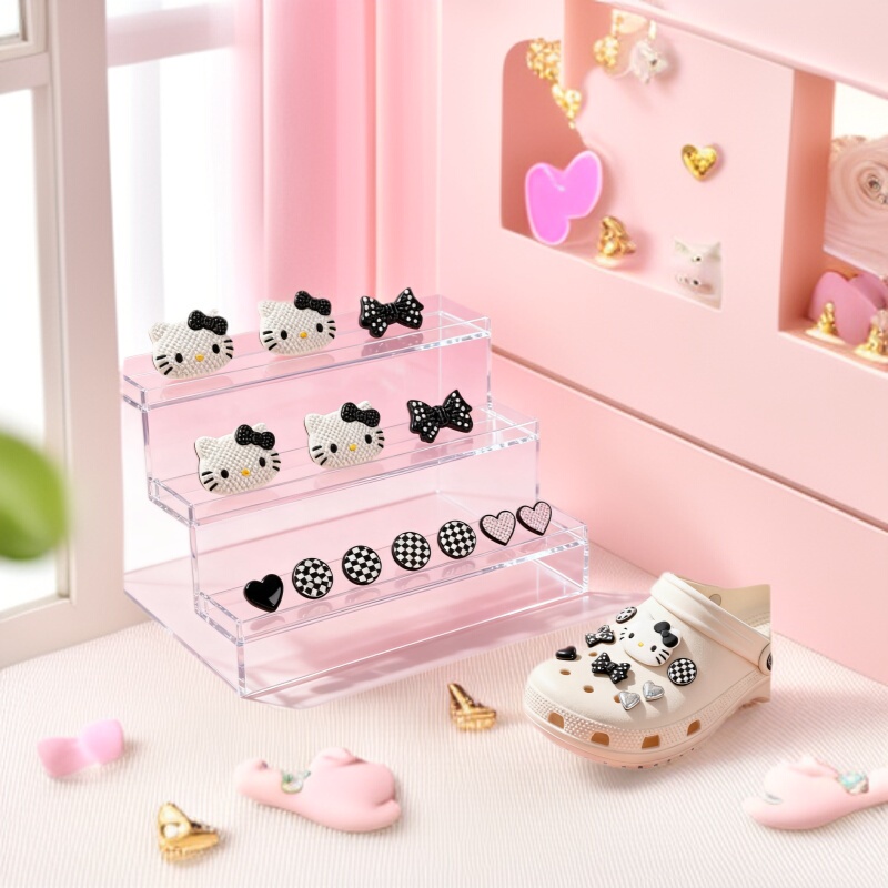 Crocs Shoe Charms Hello Kitty Series Accessories Shoe Decorations Children's Shoe Jibbitz Crocs Shoe Charms