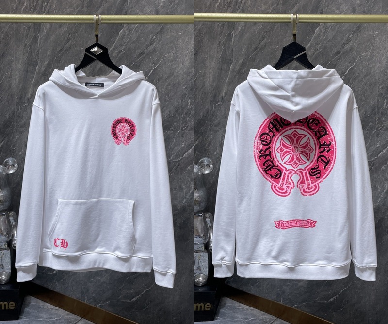 25ss正确版Chrome Hearts 克罗伈十字架连帽卫衣百搭潮流时尚批发|undefined