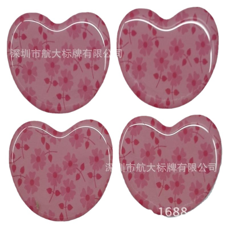 丝印PVC水晶滴胶标签 铝标牌 水晶滴胶铭牌 水晶滴塑标贴