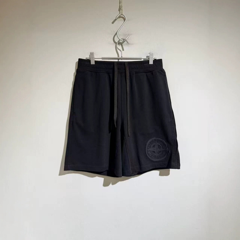 High-End Men's Casual Shorts, Unisex Style, 2026 Summer New American-Style Loose Patchwork Embroidered Couple Shorts