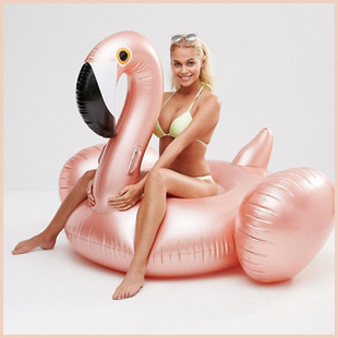 Manufacturers Spot Direct Sales Rose Gold Firebird Floating Row Adult Water Inflatable Mount Inflatable Toy Floating Bed Wholesale