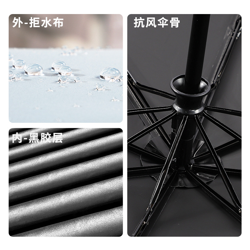 Automatic umbrella solar-powered, fully automatic, sun protection, UV protection
