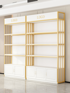 Facial Mask Display Cabinet Cosmetics Shelf Display Rack Multi-Layer Nail Art Container Beauty Salon Product Storage Rack Display Cabinet