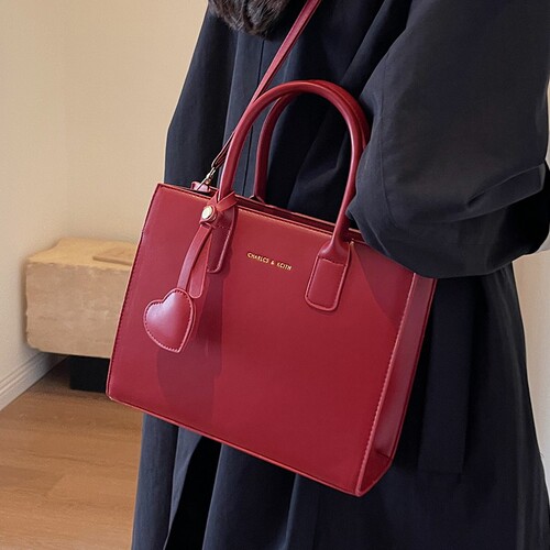 High-end Crossbody Small Shoulder Bag for Women, 2024 New Model Bridesmaid Bag, Handheld Small Purse, Red Wedding Bridal Bag
