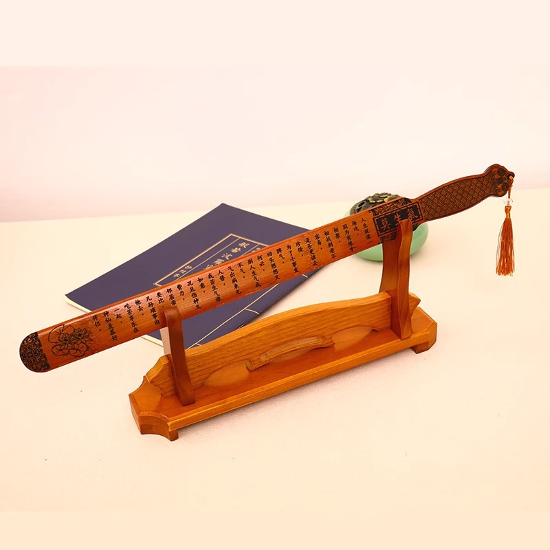 Ruler Bracket Bracket Base Estante de exhibición de estilo chino Características de soporte de artesanía