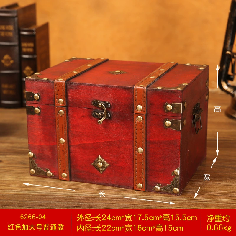 Storage Box Large Wood Vintage from Yomiego