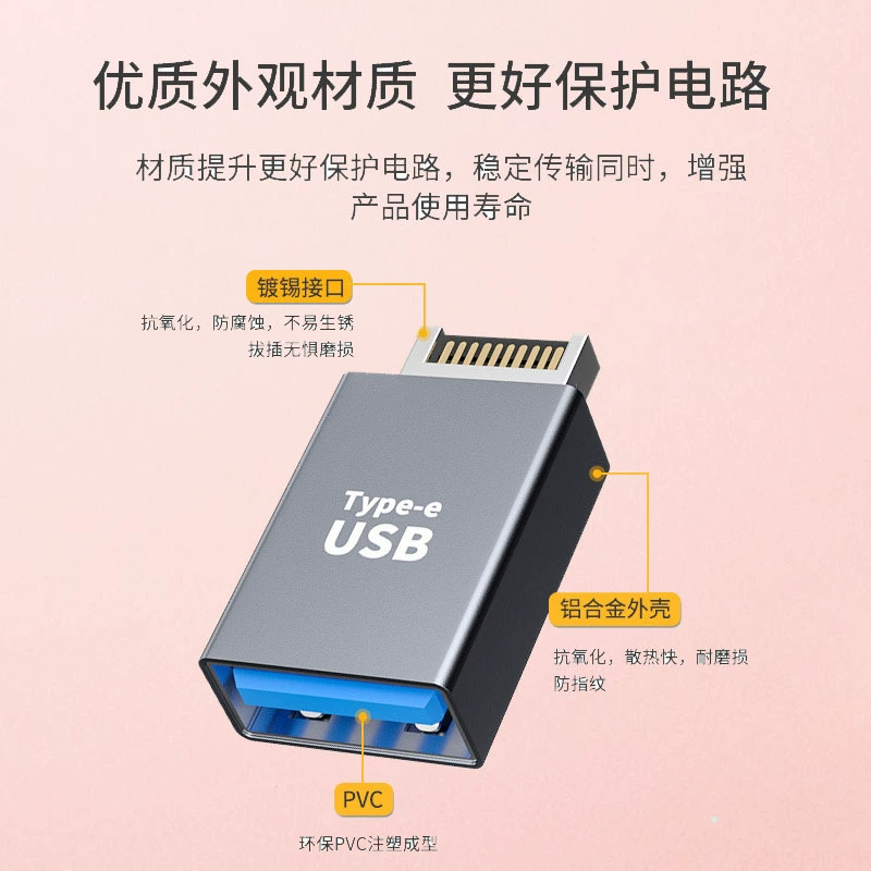 Type-e адаптер USB3.1 фронтальная рамка кабель Type-E на Type-C для материнской платы, расширение PCI корпуса