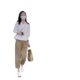 Fashionable suit Women's 2024 Summer New Arrival Light Luxury Design Age-reducing Shirt Loose Slimming Cropped Pants Two-piece Set