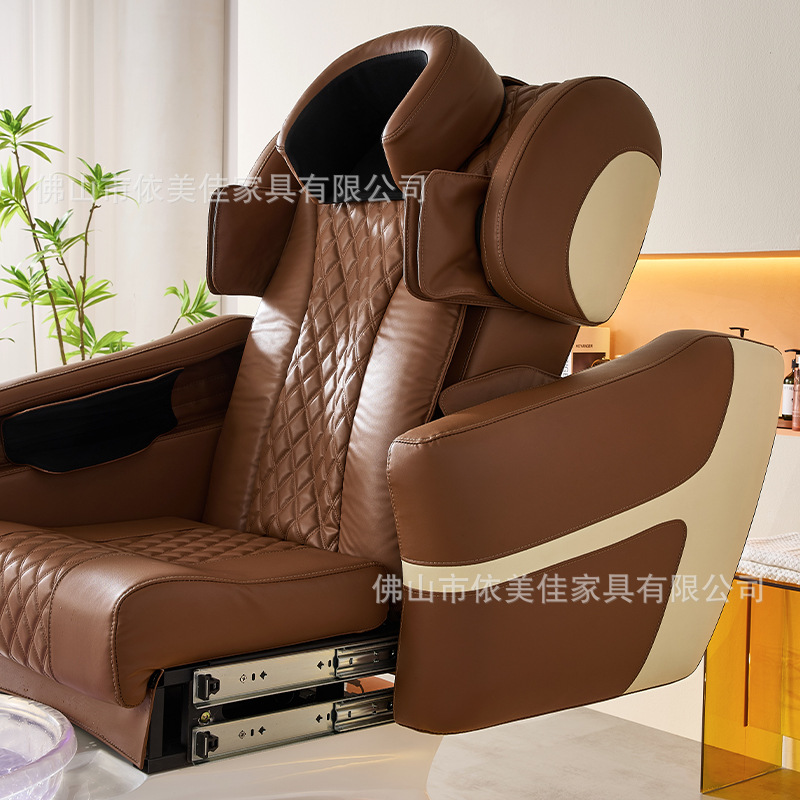 Sofá de baño de pies sofá de terapia de pies sofá eléctrico sofá cama reclinable cama de baño de pies para una sola persona cama de masaje cama de lavado de pies silla de belleza
