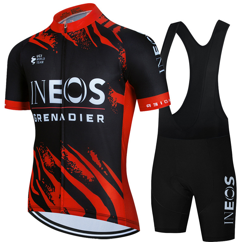 2025 New INEOS Men's and Women's Summer Cycling Wear Short-sleeved suit Mountain Bike Quick-drying Breathable Sweat-absorbent