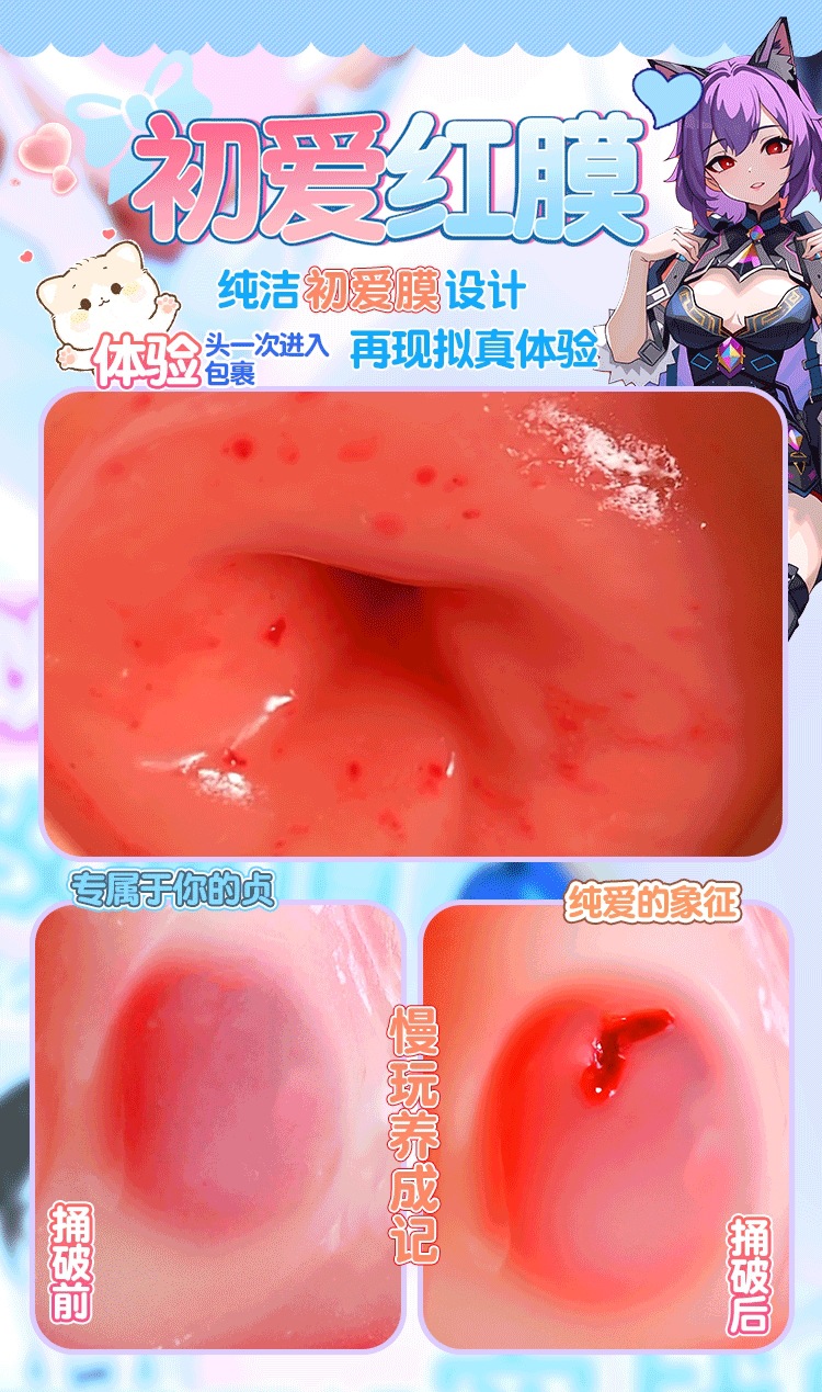 Male Masturbator Cup TPE Dual-Channel Non-Electric Manual Pleasure Device — detail image 1