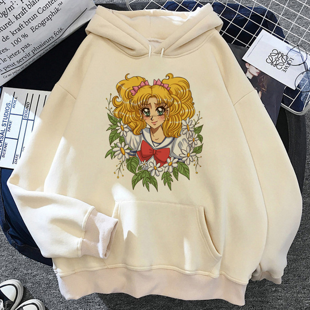 Candy Candy Anime hoodies women aesthetic setwear Hooded Shi