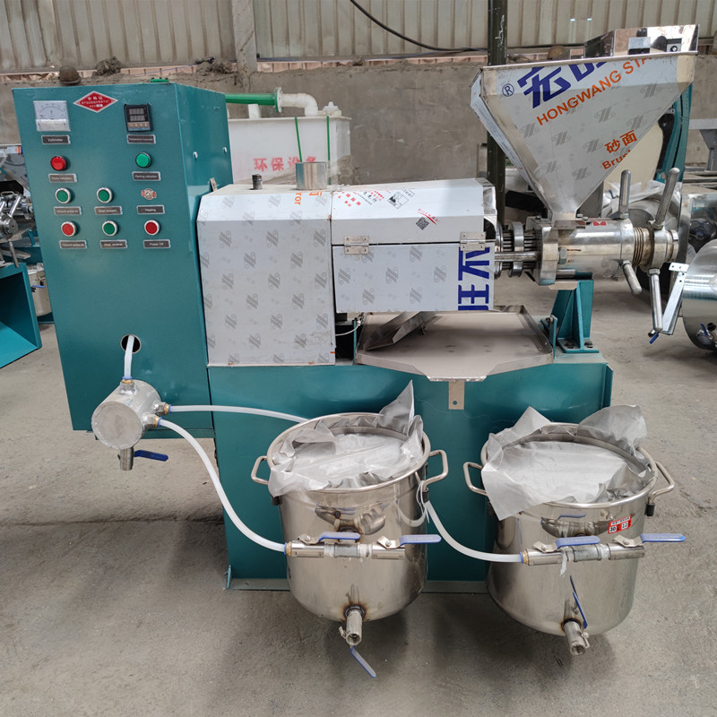 60型70型螺旋榨油机多功能花生葵花籽榨油机商用芝麻全自动榨油机