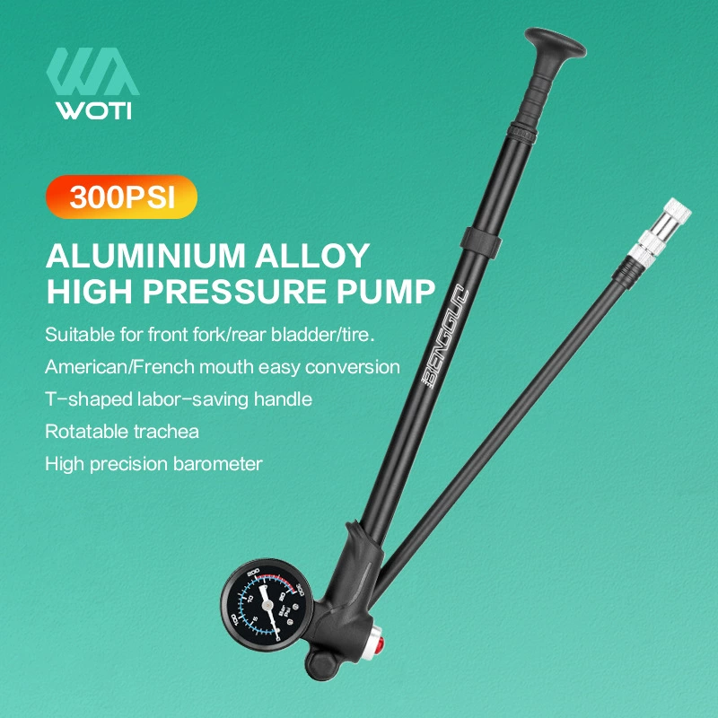 Трансграничный насос с Передней Вилкой Сопло Meifa Велосипедный насос высокого давления портативный надувной цилиндровый горный велосипед с измерением давления