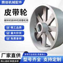 大型皮带轮鄂式圆锥式定制反击式矿山破碎机粉碎机球磨机用皮带轮