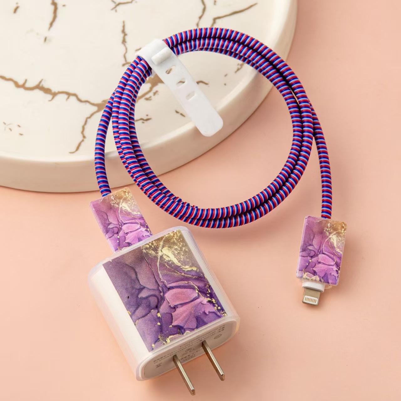 Para Apple 14 línea de datos cubierta protectora iPhone13 cargador cabezal 12promax bobinado estuche para iPad