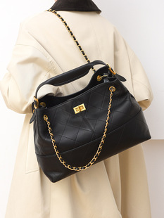 (Cross-border trading), fashionable capacious one-shoulder bag with diamond pattern