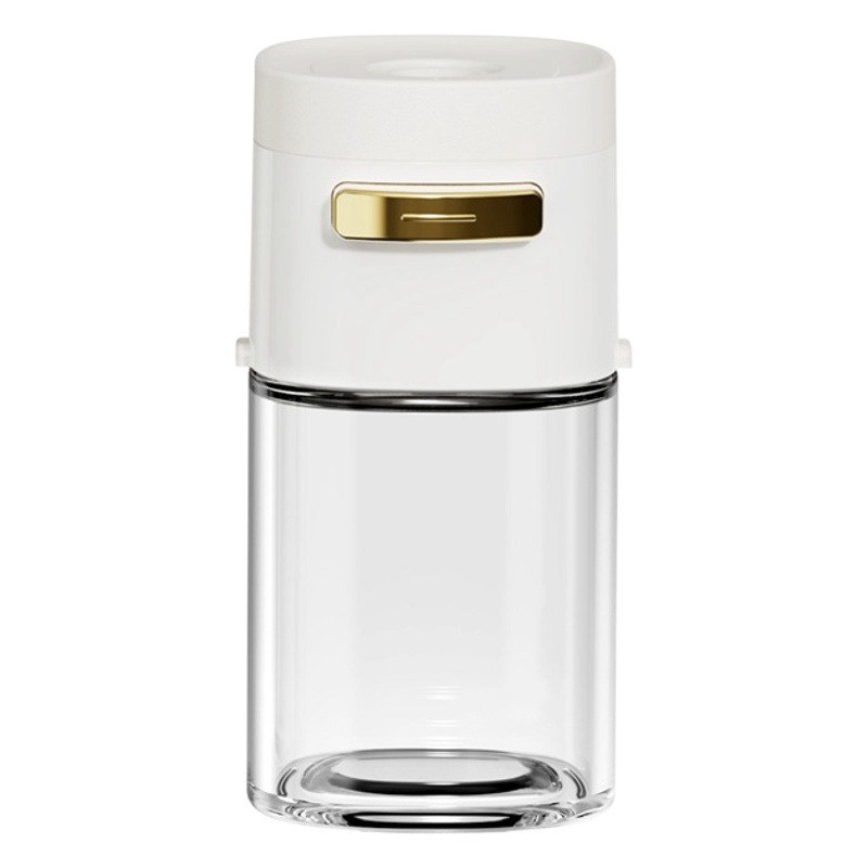 Tarro de condimento cuantitativo de sabor ligero tipo de prensa Tarro de sal cuantitativo Tarro de sal a prueba de humedad de cocina