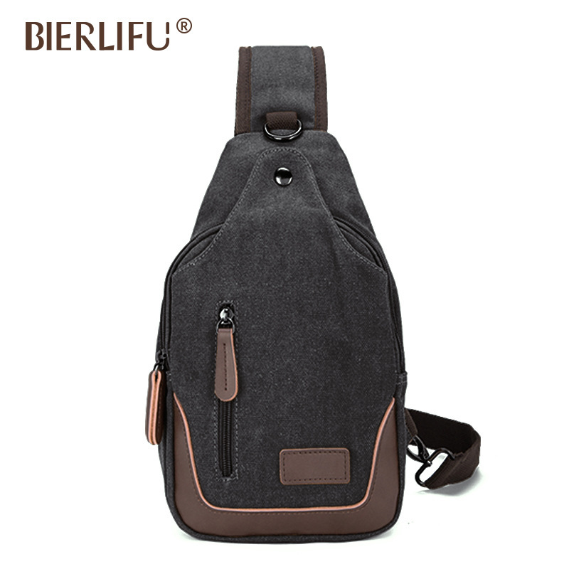 Customized Men's Shoulder Crossbody Bag Cycling Washed Canvas Chest Bag Fashionable Casual Outdoor Sports Backpack Customized Men's Shoulder Crossbody Bag Cycling Washed Canvas Chest Bag Fashionable Casual Outdoor Sports Backpack
