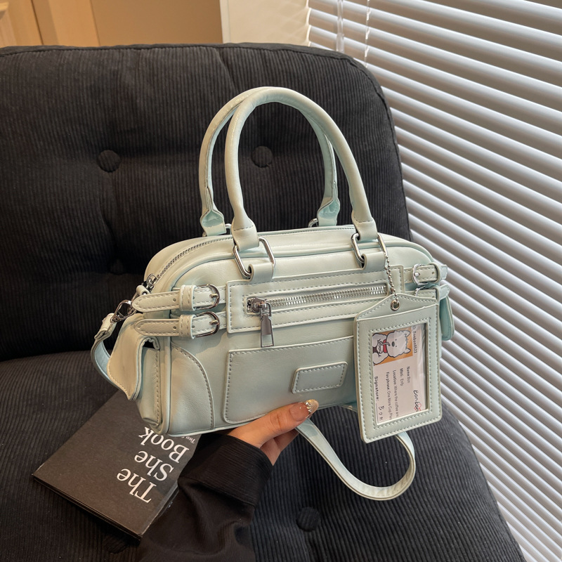 Fashion Commuter Boston Handbag For Women 2026 New Autumn/Winter Trendy Versatile Crossbody Small Tote Bag - Thumbnail 2