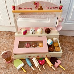 マカロンアイスクリーム台車の子供たちのままごとシミュレーションアイスクリームの売店の男の子と女の子のおもちゃの販売代行