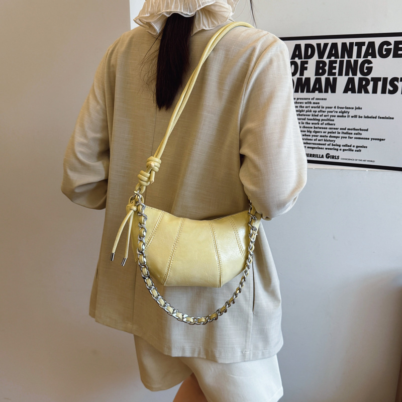 Personalised French Style Dumpling Shoulder Bag For Women_voghion.com