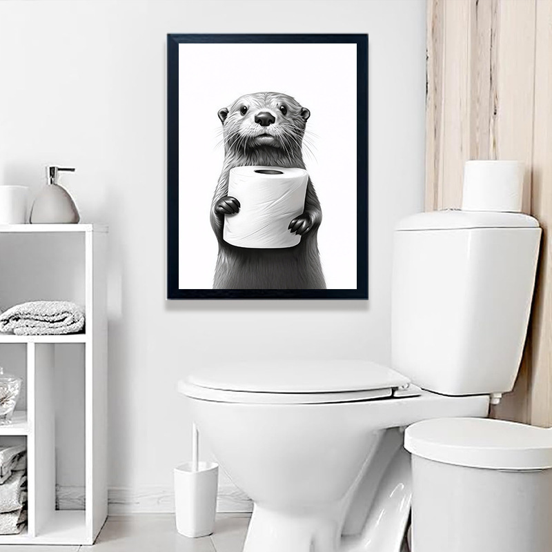 Hotel, B&B, Shopping Mall, Exhibition Hall Wall Art, Bathroom Decorative Painting, High-End Cartoon Toilet Background Wall Mural Hotel, B&B, Shopping Mall, Exhibition Hall Wall Art, Bathroom Decorative Painting, High-End Cartoon Toilet Background Wall Mural